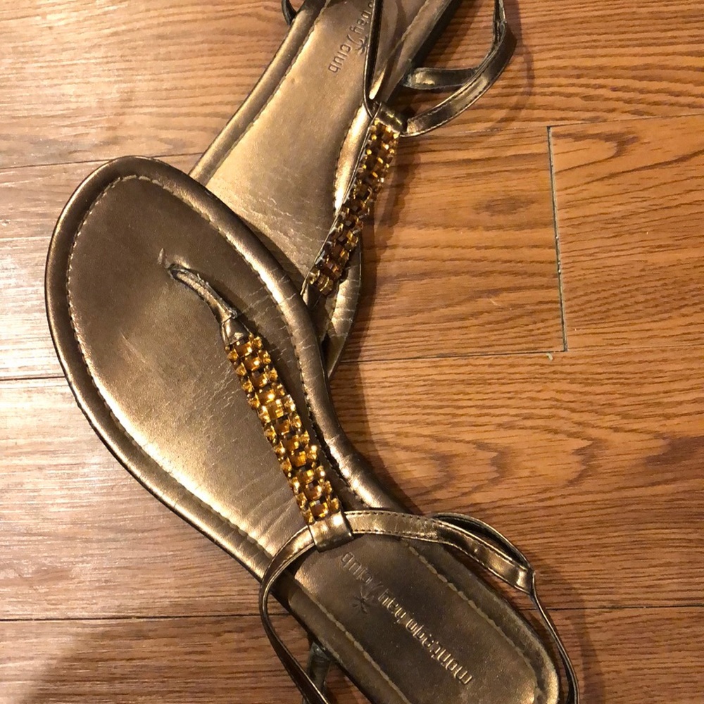 Bronze sandals